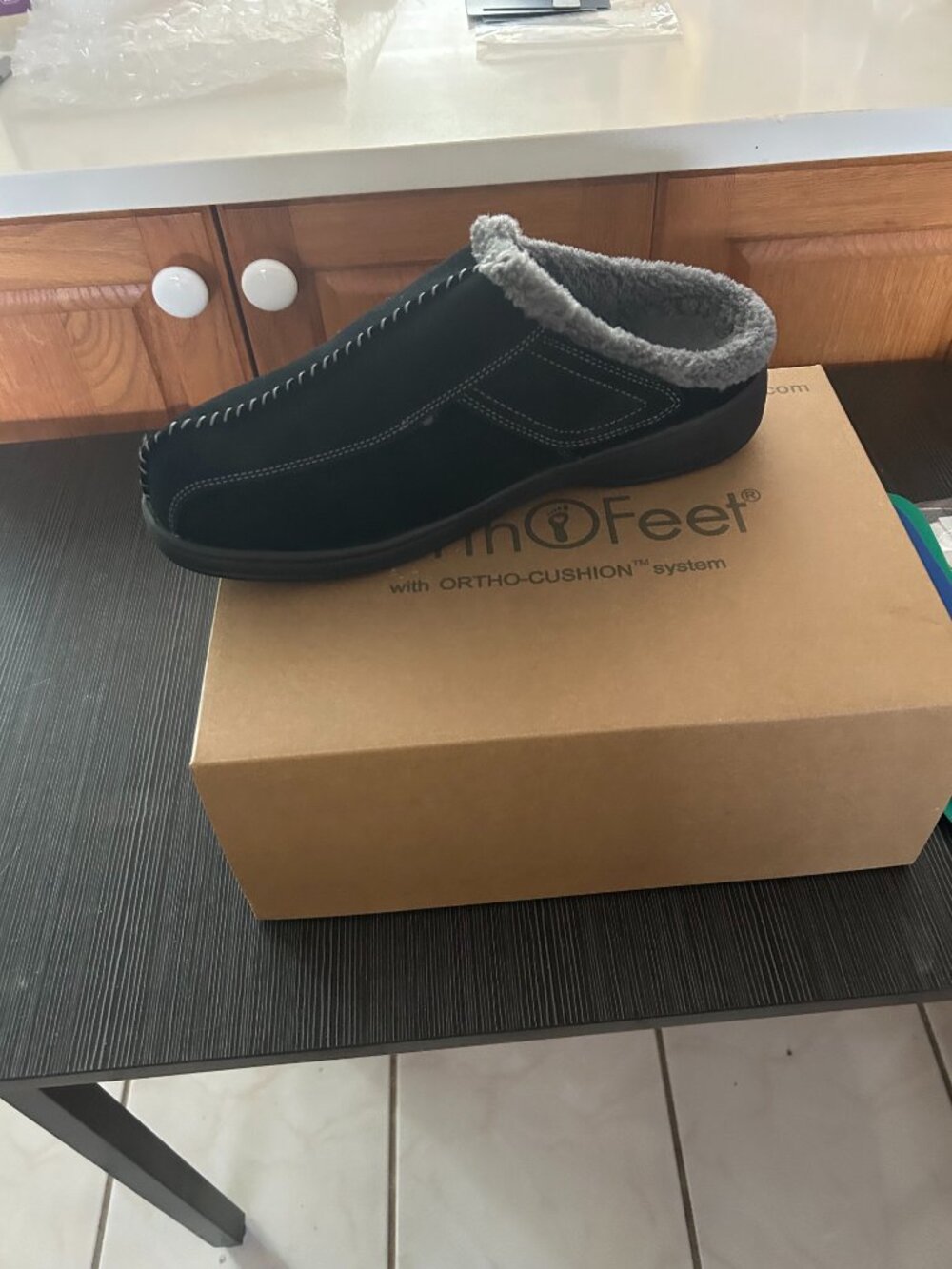 Orthofeet Asheville - Men's Slipper with Adjustable Straps